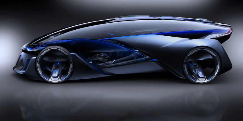 Illustration for article titled The Chevrolet FNR is the insane futuristic car, America deservesÂ